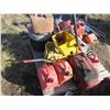 Image 1 : LOT OF 11 GAS CANS AND 2 MOP SQUEEGIES