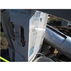 PALLET OF LIGHTING, WATER COOLER, FANS, ETC…