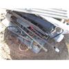 Image 3 : PALLET LOT (CONCRETE FLOAT, SAW HORSE, POST AUGER, TOOL BOX)