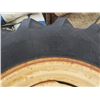 Image 3 : THREE TRACTOR TIRES & RIMS 14.9-26 (ONE HAS HOLE ON SIDE)