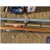 Image 1 : LOT OF 2 PRY BARS, MISC PIPE, HUNTERS HOIST
