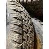 Image 2 : Set of 4 - *Studded* Arctic claw Winter Txi M+S 185/70R14 Tires. Rims included. Tires are in ‘like n
