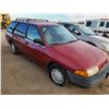 Image 2 : 1992 FORD ESCORT WAGON RED SASK REG 1FABP15J7NW204882