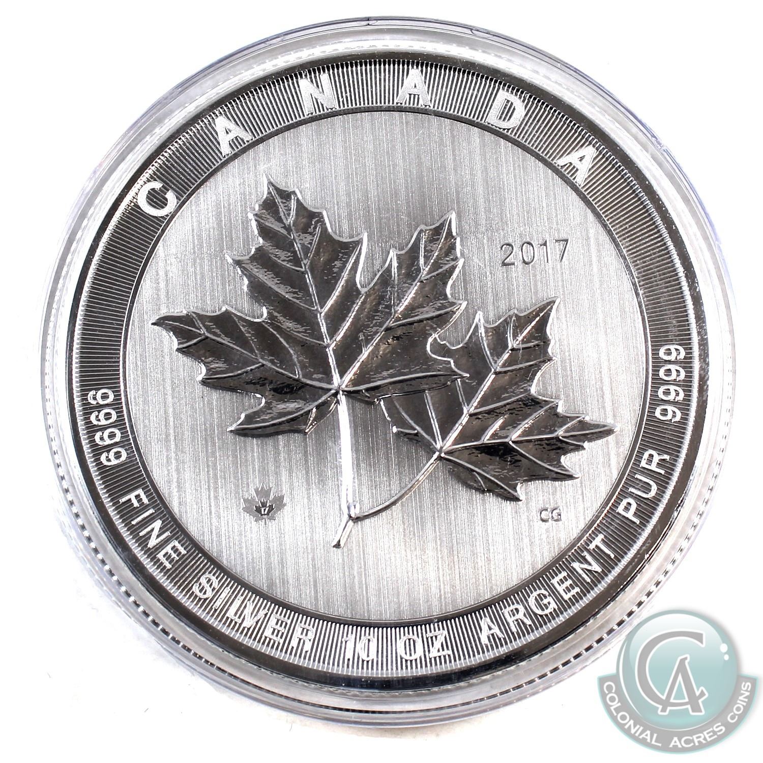 2017 Canada 10oz Magnificent Maple Leaves 10oz 9999 Fine Silver Coin 2017-canada-10oz-magnificent-maple-leaves-10oz-9999-fine-silver-coin