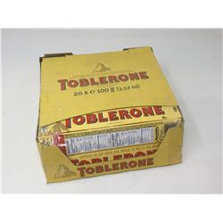 Lot of TobleroneSwiss MilkChocolate Bars (20 x 100g)