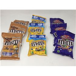 Lot of Assorted M&M's (9 x 109g)