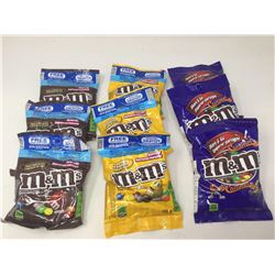 Lot of Assorted M&M's (9 x 109g)