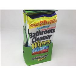 Lot of PowerHouse Non-Abrasive Bathroom Cleaner Wipes (6 pack)