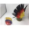 Image 1 : Lot of 2 Rainbow Mohawk Wigs