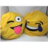 Image 1 : Lot of 2 Emoji Pillows