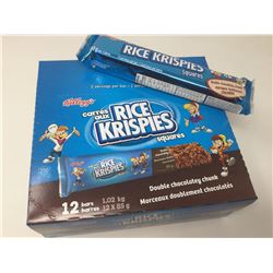 Lot of Kellogg's Rice Krispies Double Chocolatey Chunk Bars (12 x 85g)