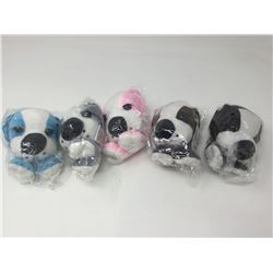 Lot of Stuffed Dog Keychains (10 ct)