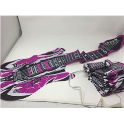 Lot of Blow Up Guitars- Pink