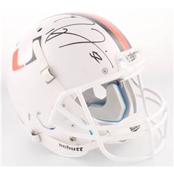 Ray Lewis Signed Miami Hurricanes Full-Size Helmet (Radtke COA  Lewis Hologam)
