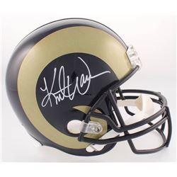 Kurt Warner Signed Rams Full-Size Helmet (Radtke COA  Warner Hologram)