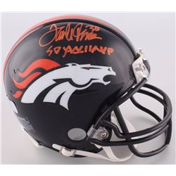 Terrell Davis Signed Broncos Mini-Helmet Inscribed "SB XXXII MVP" (Radtke COA)