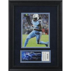 Derrick Henry Signed Titans 16x21 Custom Framed Ticket Display Inscribed "Ticket To My First TD" (Ra