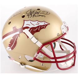 Jameis Winston, Charlie Ward  Chris Weinke Florida State Seminoles Full-Size Helmet with (3) Heisman