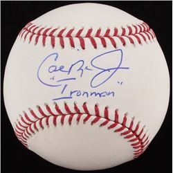 Cal Ripken Jr. Signed OML Baseball Inscribed "Ironman" (MLB Hologram)
