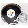 Image 1 : Joe Greene Signed Steelers Throwback Mini Helmet Inscribed "HOF 87" (JSA COA)