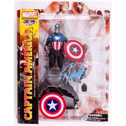 Stan Lee Signed "Captain America" Marvel Select Action Figure (Radtke COA  Lee Hologram)