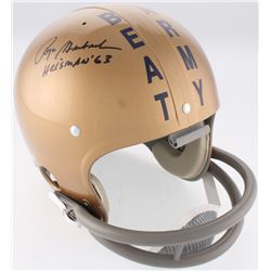 Roger Staubach Signed Navy Midshipmen Throwback Full-Size Suspension Helmet Inscribed "Heisman '63" 
