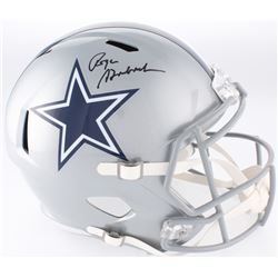 Roger Staubach Signed Cowboys Full-Size Speed Helmet (JSA COA)