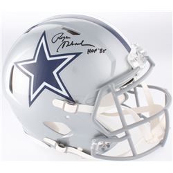 Roger Staubach Signed Cowboys Full-Size Authentic On-Field Speed Helmet Inscribed "HOF '85" (JSA COA