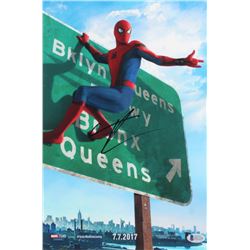 Tom Holland Signed "Spider-Man: Homecoming" 11x14 Photo (Beckett COA)