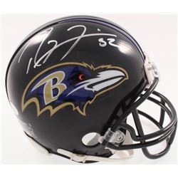 Ray Lewis Signed Baltimore Ravens Mini-Helmet (JSA COA)