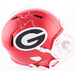 Sony Michel Signed Georgia Bulldogs Full-Size Speed Helmet (Radtke COA)
