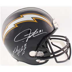 Melvin Gordon  LaDainian Tomlinson Signed Chargers Full-Size Throwback Helmet (Radtke COA  Tomlinson
