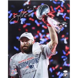 Julian Edelman Signed "Patriots Super Bowl XLIX Championship" 16x20 Photo Inscribed "SB 49 Champs!" 