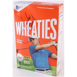 Jordan Spieth Signed Wheaties Cereal Box (Beckett COA)