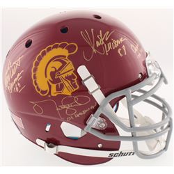 USC Trojans Full-Size Authentic On-Field Helmet Signed by (4) with Charles White, Marcus Allen, Matt