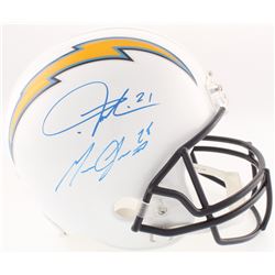 Melvin Gordon  LaDainian Tomlinson Signed Chargers Full-Size Helmet (Radtke COA  Tomlinson  Gordon H