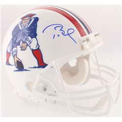 Tom Brady Signed Patriots Full-Size On-Field Throwback Helmet (Tristar Hologram  Radtke COA)