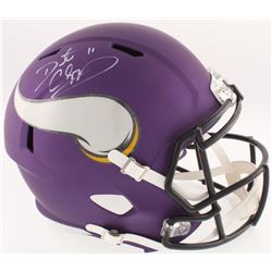 Daunte Culpepper Signed Vikings Full-Size Cutsom Matte Purple Speed Helmet (Radtke COA)