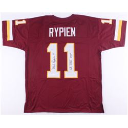 Mark Rypien Signed Redskins Jersey Inscribed "SB XXVI MVP" (JSA COA)