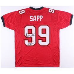 Warren Sapp Signed Jersey Inscribed "HOF 13" (JSA COA)