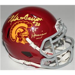 Mike Garrett Signed USC Trojans Speed Mini-Helmet Inscribed "'65 Heisman" (Radtke COA)