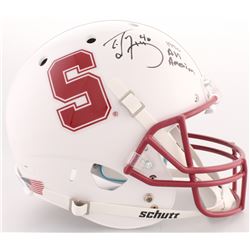 Ed McCaffrey Signed Stanford Cardinal Full-Size Helmet Inscribed "1990 All American" (Radtke COA)