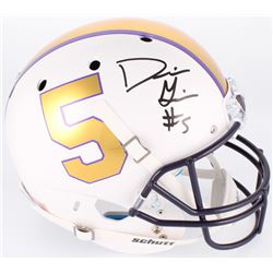 Derrius Guice Signed LSU Tigers Full-Size Helmet (Radtke COA)