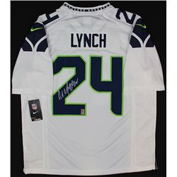 Marshawn Lynch Signed Seahawks Jersey (Lynch Hologram)