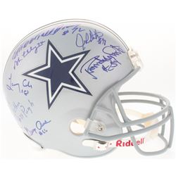 Doomsday Defense I  II Cowboys Full-Size Helmet Signed by (7) with Bob Lilly, Ed "Too Tall" Jones, R