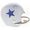 Image 1 : Don Meredith Signed Cowboys Throwback Suspension Full-Size Helmet Inscribed "R.O.H 76" (TriStar Holo