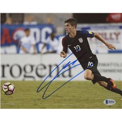 Christian Pulisic Signed Team USA 8x10 Photo (Beckett COA)