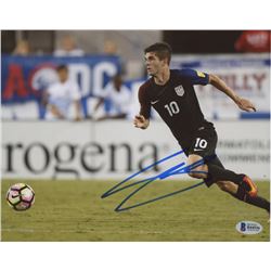 Christian Pulisic Signed Team USA 8x10 Photo (Beckett COA)