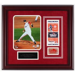 Clay Buchholz Signed Red Sox 19x21 Custom Framed Photo Display (MLB Hologram)