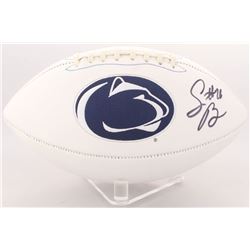 Saquon Barkley Signed Penn State Nittany Lions Logo Football (JSA COA)